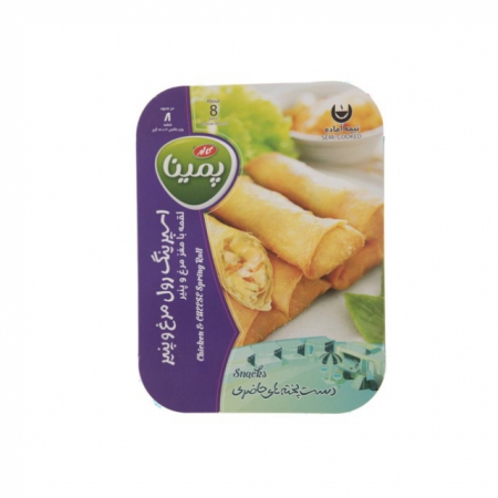 اسپرینگ رول مرغ وپنیر پمینا