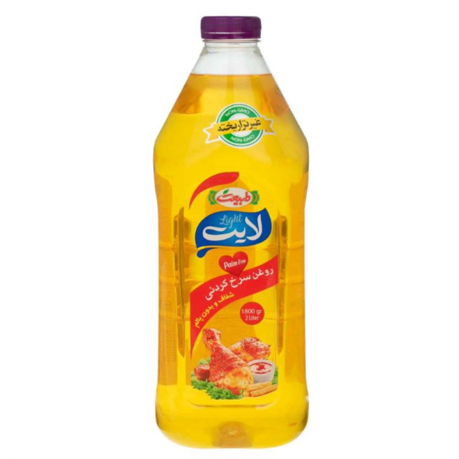 روغن سرخ2ل طبيعت شفاف بدون پالم