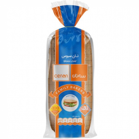 نان تست سبوس سه نان