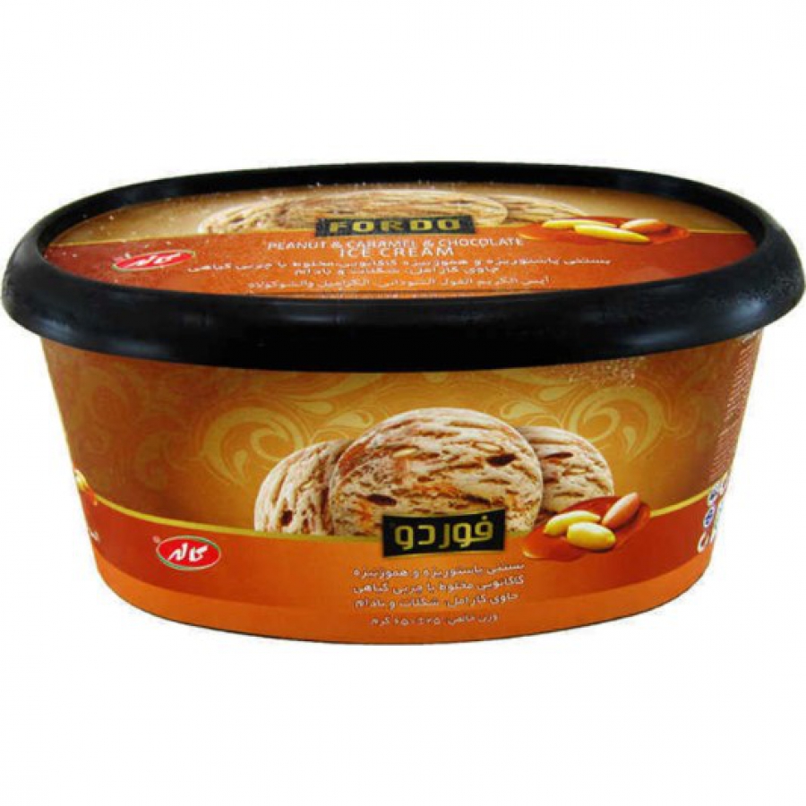 بستنی 1لیتری کاکائویی مخلوط با چربی گیاهی  کاله