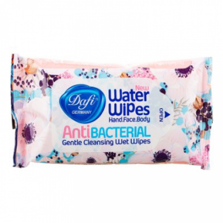دستمال مرطوب پاک کننده دست و صورت دافی