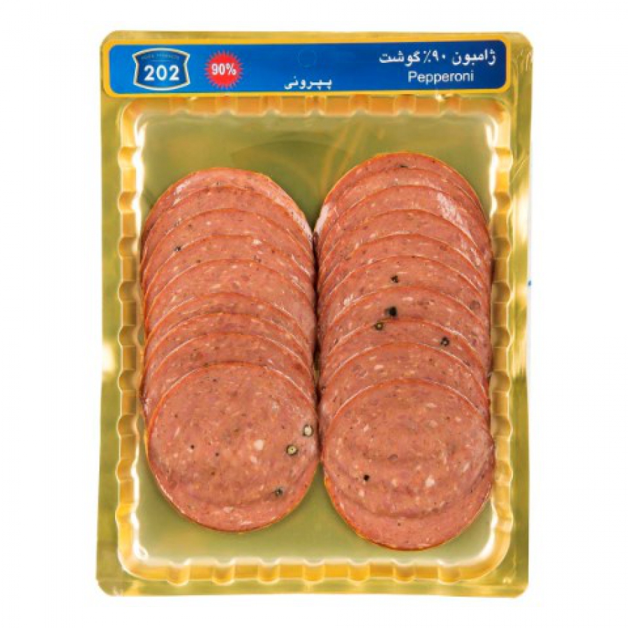 ژامبون 90% گوشت قرمز بیرونی250گرمی202