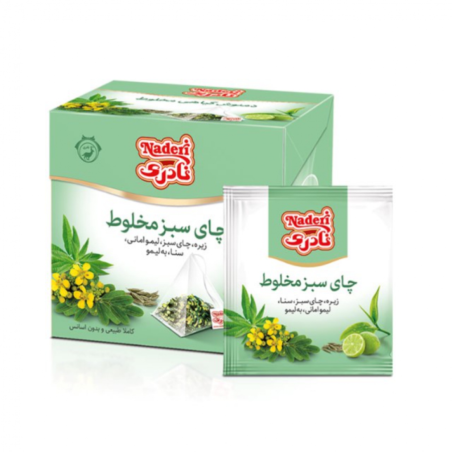 چای سبز مخلوط نادری