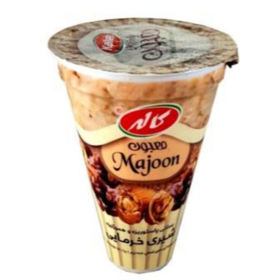 بستنی اسپگتامعجون شیری خرمایی کاله