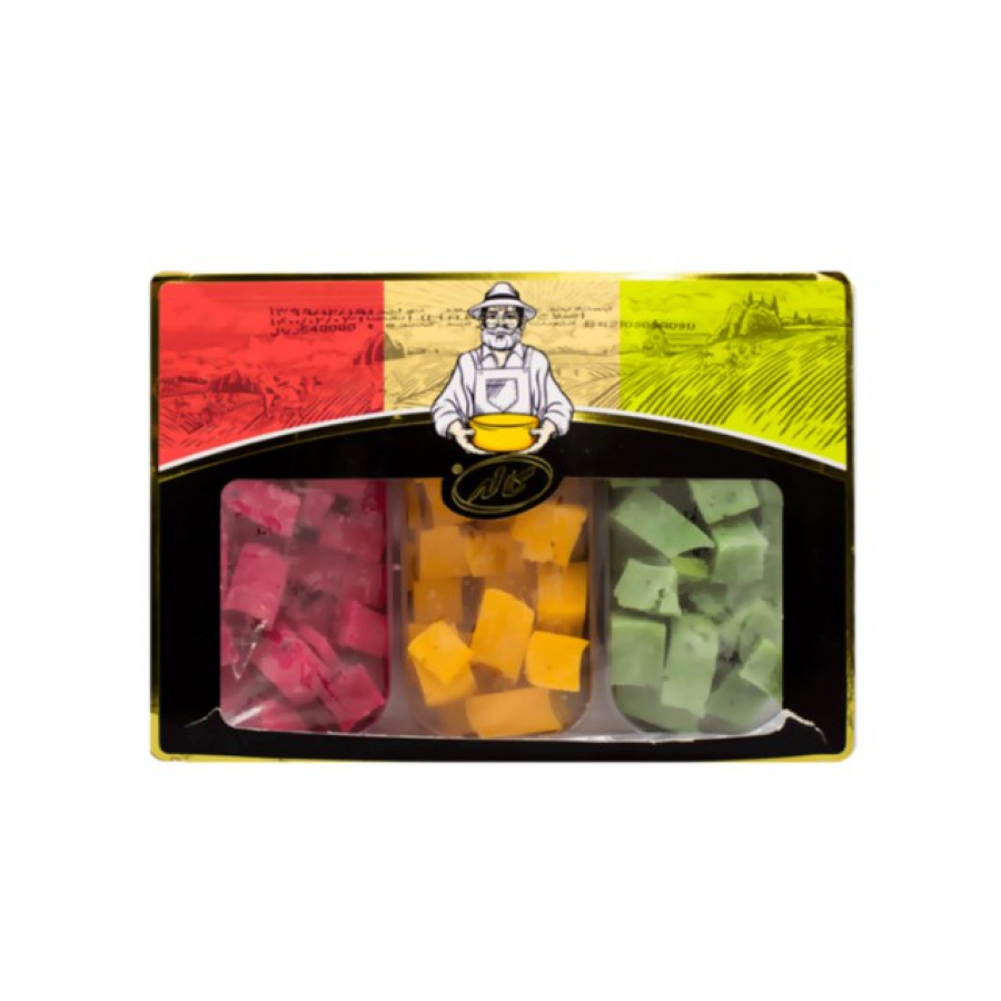 پنیرسالادی ومزه کیوب300گ کاله