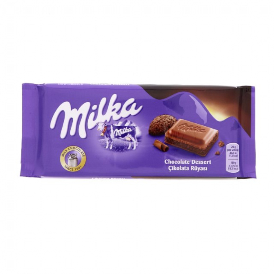 تابلت Milka دسرشکلاتی 100گ