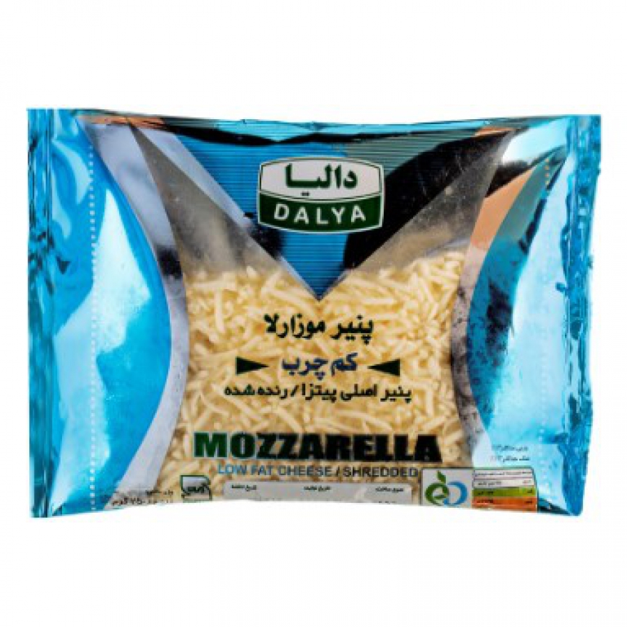 پنیر پیتزا رنده کم چرب دالیا250گ
