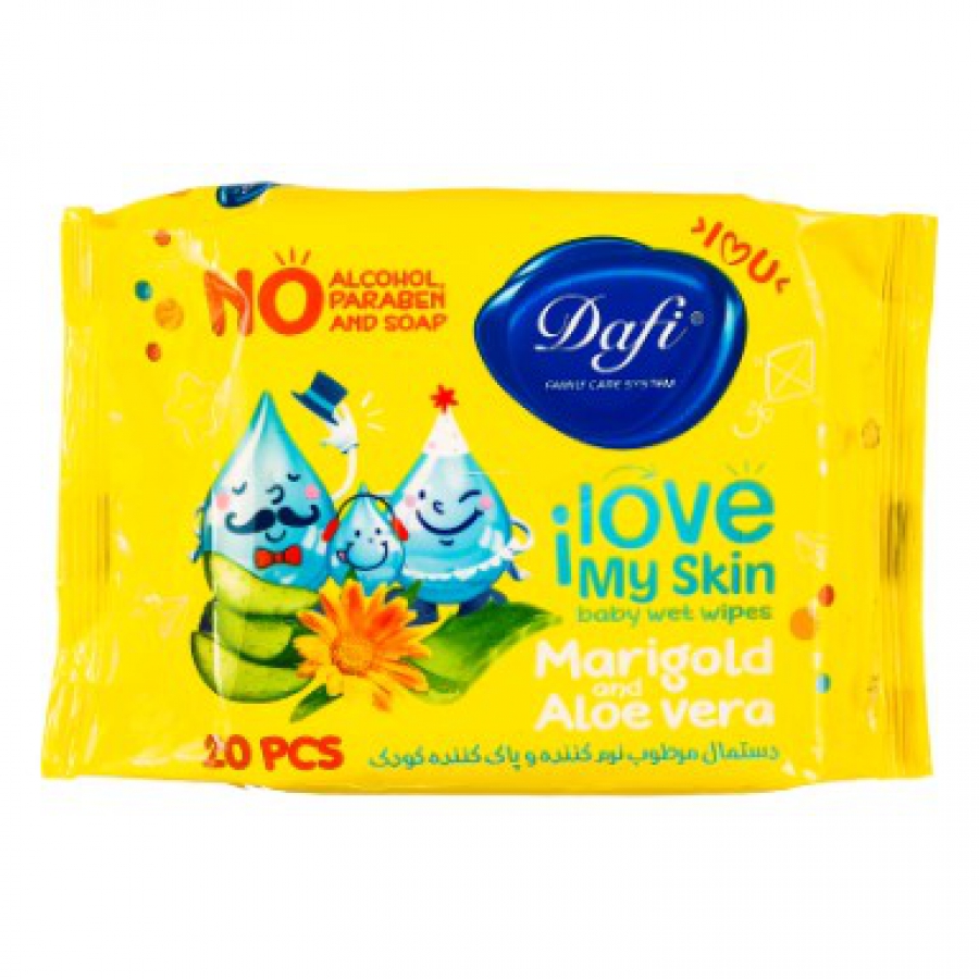 دستمال مرطوب نرم کننده و پاک کننده کودک