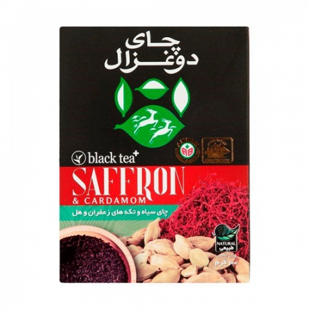 چاي پريميكس 100گ دوغزال هل و زعفران