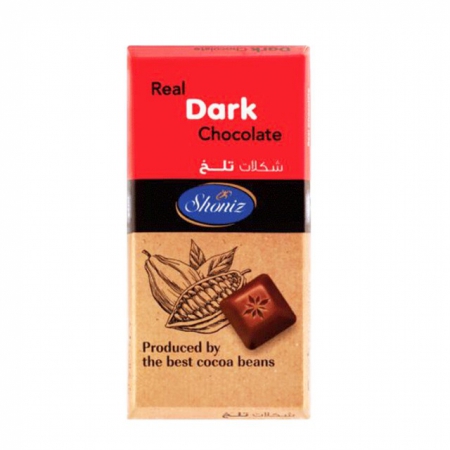 شکلات تخته ای تلخ شونیز100گ
